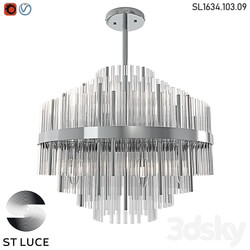 SL1634.103.09 Pendant chandelier ST Luce Chrome/Transparent OM 
