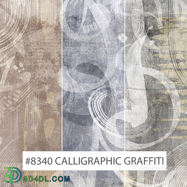 Creativille | wallpapers | 8340 Calligraphic Graffiti