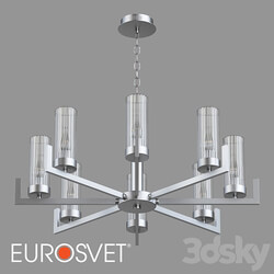 OM Pendant chandelier Eurosvet 60133/8 Arganie 