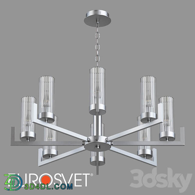 OM Pendant chandelier Eurosvet 60133/8 Arganie