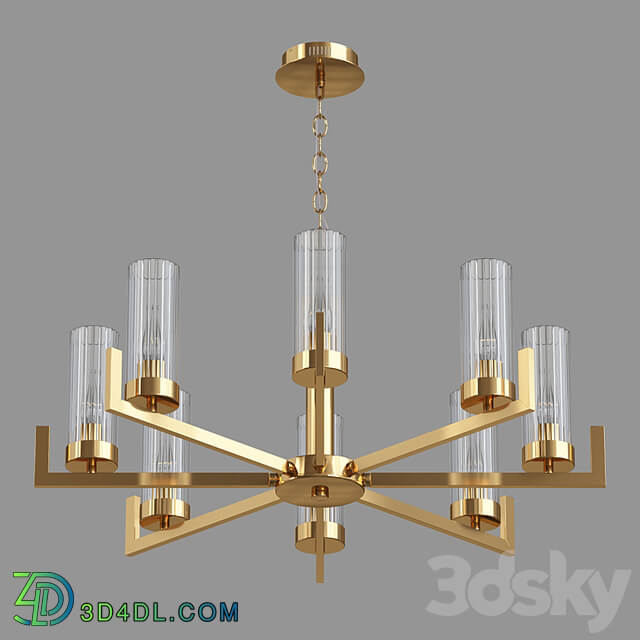 OM Pendant chandelier Eurosvet 60133/8 Arganie