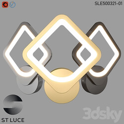 SLE500321 01 Gold/White/Black LED Wall Lamp OM 