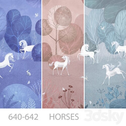 Wallpapers/Horses/Designer wallpapers/Panels/Photowall paper/Fresco 
