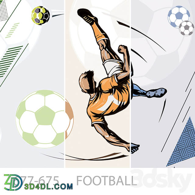 Wallpapers/Football/Designer wallpapers/Panels/Photowall paper/Mural