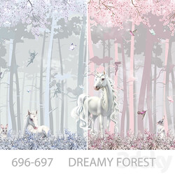 Wallpapers/Dream forest/Designer wallpaper/Panel/Photowall paper/Fresco 