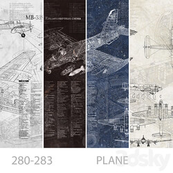 Wallpapers/Plane/Designer wallpapers/Panels/Photowall paper/Fresco 