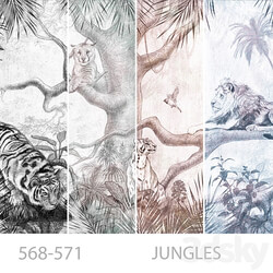 Wallpapers/Jungles/Designer wallpapers/Panels/Photowall paper/Mural 