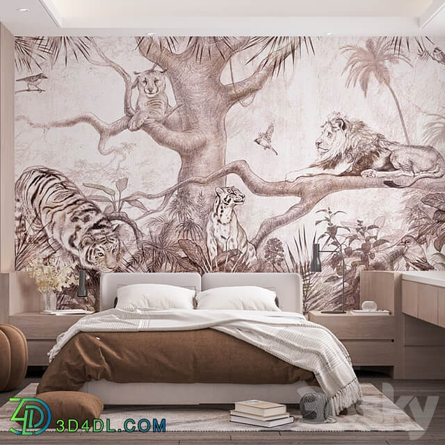 Wallpapers/Jungles/Designer wallpapers/Panels/Photowall paper/Mural