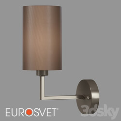 OM Wall lamp with lampshade Eurosvet 60134/1 Soffio 