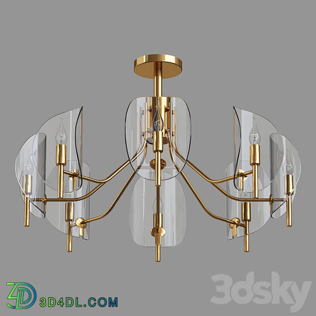 OM Ceiling chandelier Eurosvet 60135/8 Rocco