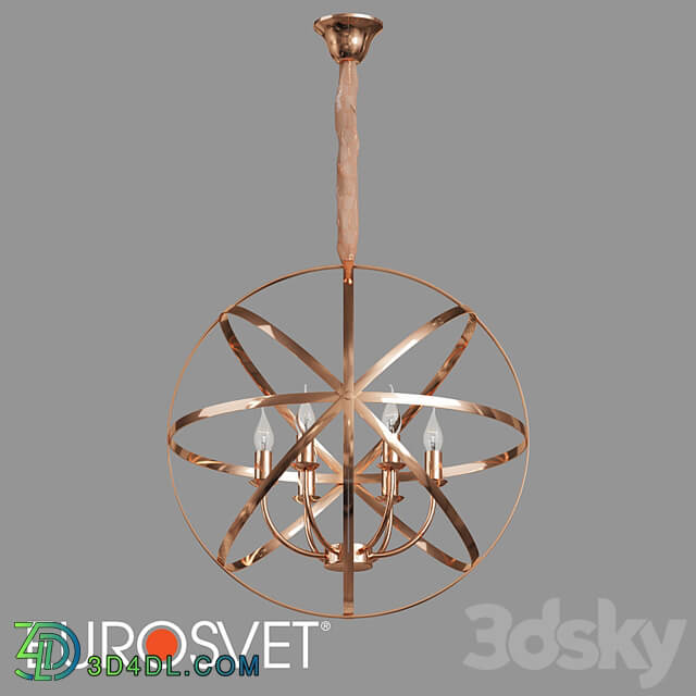 OM Pendant chandelier Eurosvet 60139/6 Santi