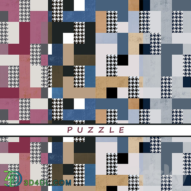 Designer wallpapers PUZZLE pack 4