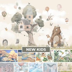 Wallpaper. Collection New Kids 