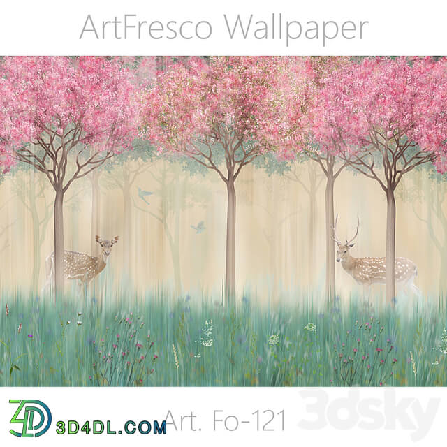 ArtFresco Wallpaper Designer seamless wallpaper Art. Fo 121OM