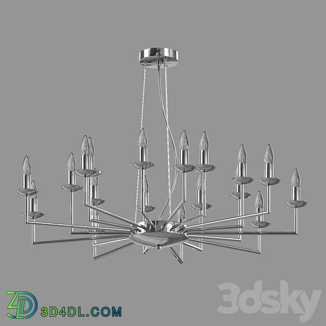 OM Classic pendant chandelier Eurosvet 60150/18 Cariso