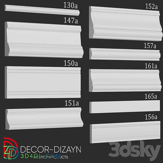 Moldings set1 DECOR DIZAYN