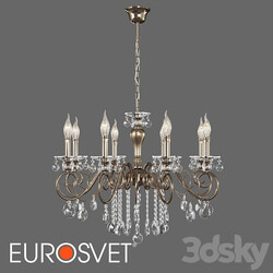 OM Pendant chandelier Eurosvet 10104/8 bronze Ravenna 