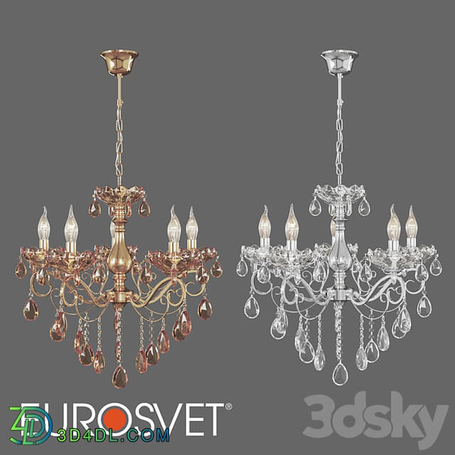 OM Pendant chandelier Eurosvet 10109/6 Escada