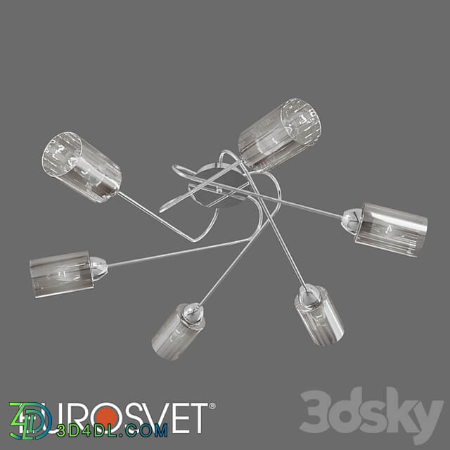 OM Ceiling chandelier with shades Eurosvet 30167/6 Motive