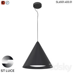 SL6501.403.01 Pendant lamp ST Luce Black LED OM 
