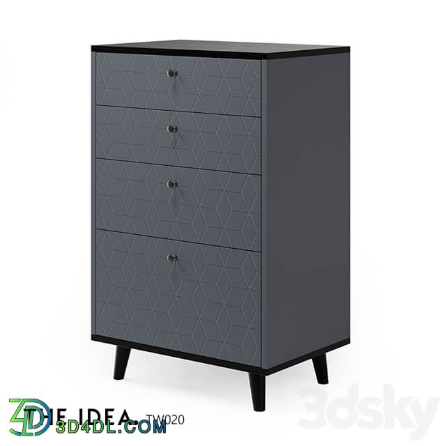 OM THE IDEA high chest of drawers TWIN 020