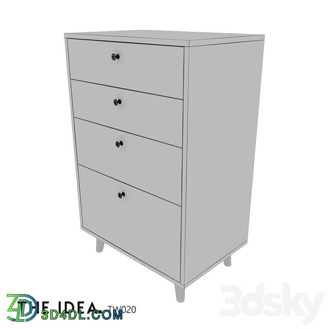 OM THE IDEA high chest of drawers TWIN 020