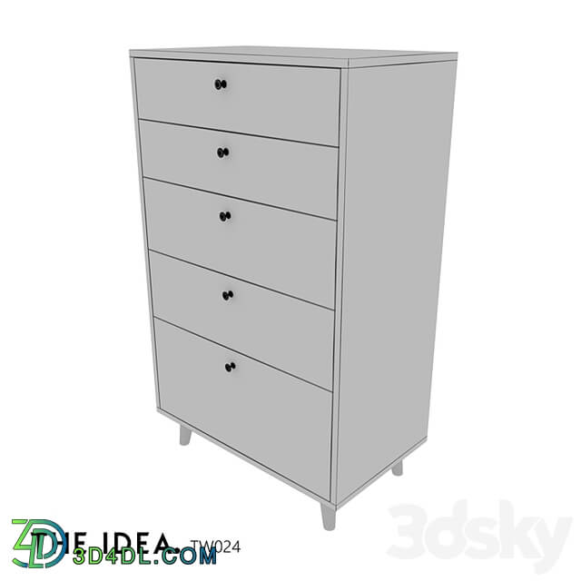 OM THE IDEA high chest of drawers TWIN 024