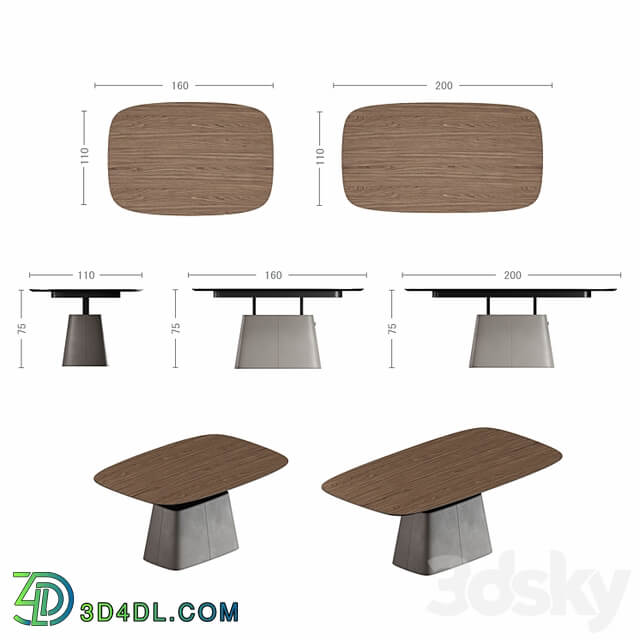 (OM) Series of Tables "Baul" Tok Furniture