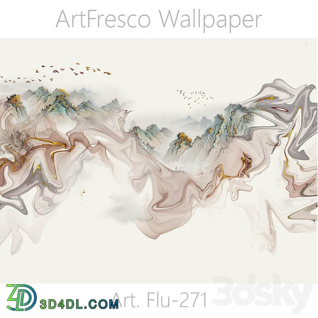 ArtFresco Wallpaper Designer seamless wallpaper Art. Flu 271OM