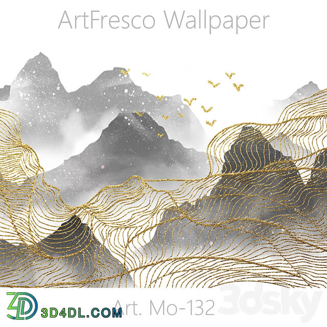 ArtFresco Wallpaper Designer seamless wallpaper Art. Mo 132OM