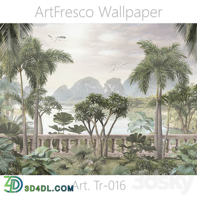 ArtFresco Wallpaper Designer seamless wallpaper Art. Bo 182OM