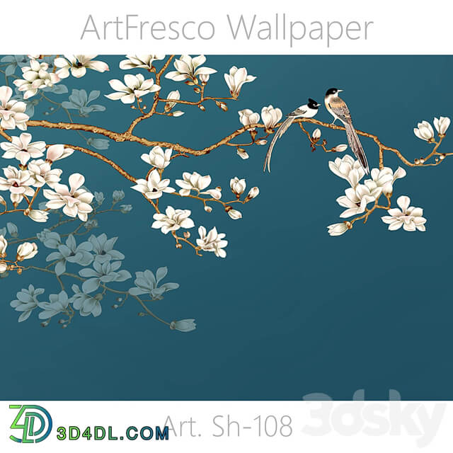 ArtFresco Wallpaper Designer seamless wallpaper Art. Sh 108OM