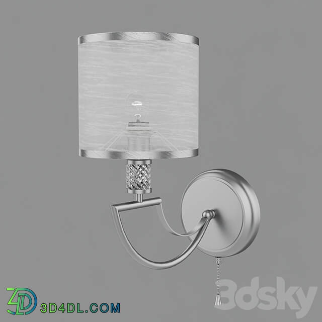 OM Sconce with lampshade Eurosvet 60099/1 Licata