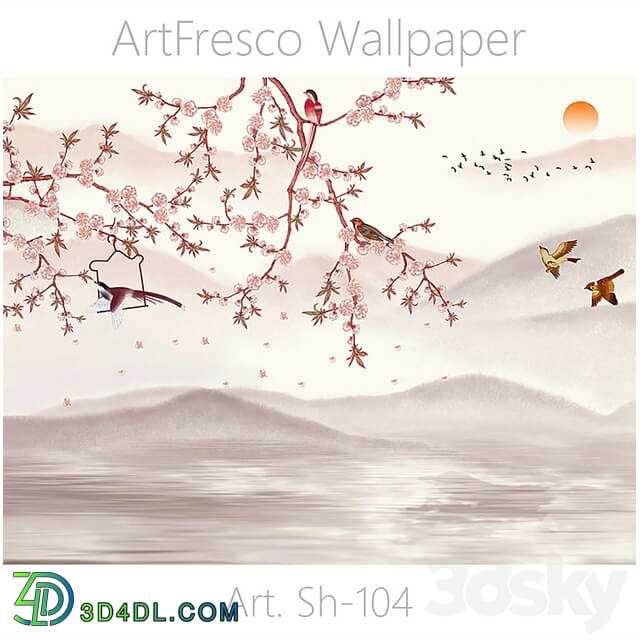 ArtFresco Wallpaper Designer seamless wallpaper Art. Sh 104OM