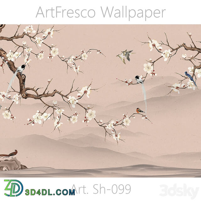 ArtFresco Wallpaper Designer seamless wallpaper Art. Sh 099OM
