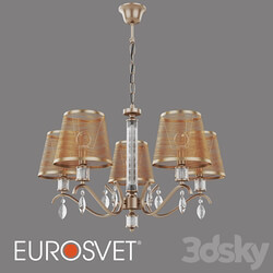 OM Classic chandelier Eurosvet 60103/5 Alcamo 
