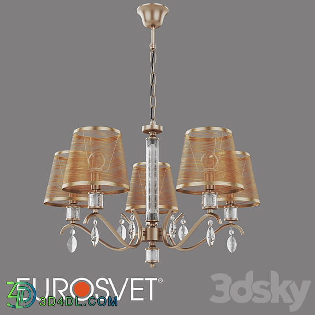 OM Classic chandelier Eurosvet 60103/5 Alcamo
