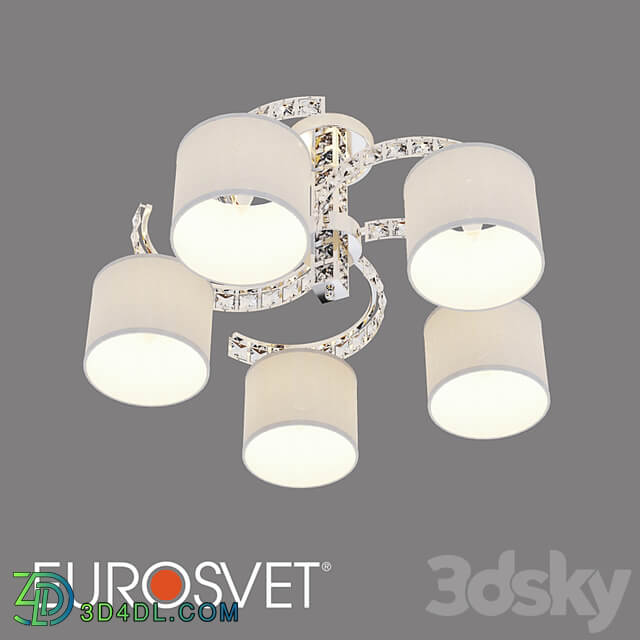 OM Ceiling chandelier with lampshades Eurosvet 60104/5 Salina