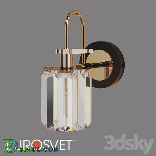 OM Sconce with crystal Eurosvet 70090/1 Tenia