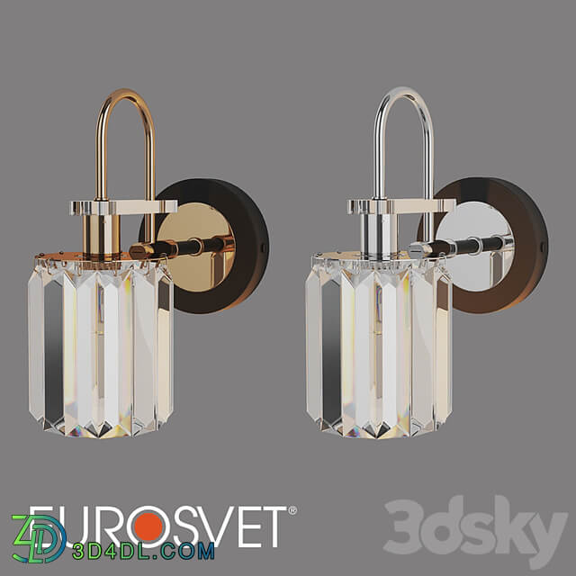 OM Sconce with crystal Eurosvet 70090/1 Tenia