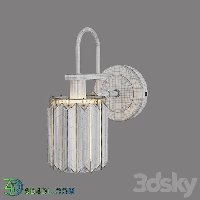 OM Sconce with crystal Eurosvet 70090/1 Tenia