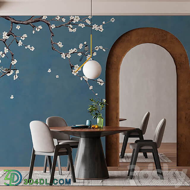 ArtFresco Wallpaper Designer seamless wallpaper Art. Sh 056OM