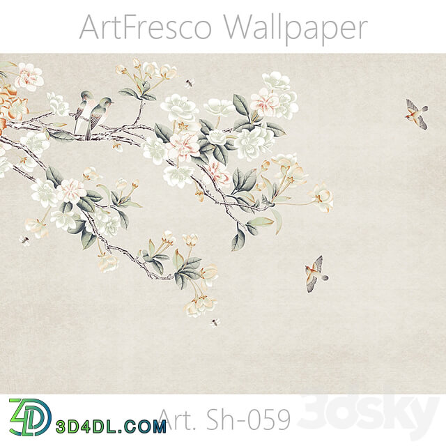 ArtFresco Wallpaper Designer seamless wallpaper Art. Sh 059OM