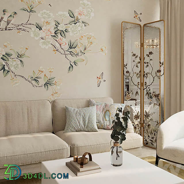 ArtFresco Wallpaper Designer seamless wallpaper Art. Sh 059OM