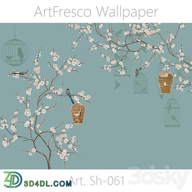 ArtFresco Wallpaper Designer seamless wallpaper Art. Sh 061OM