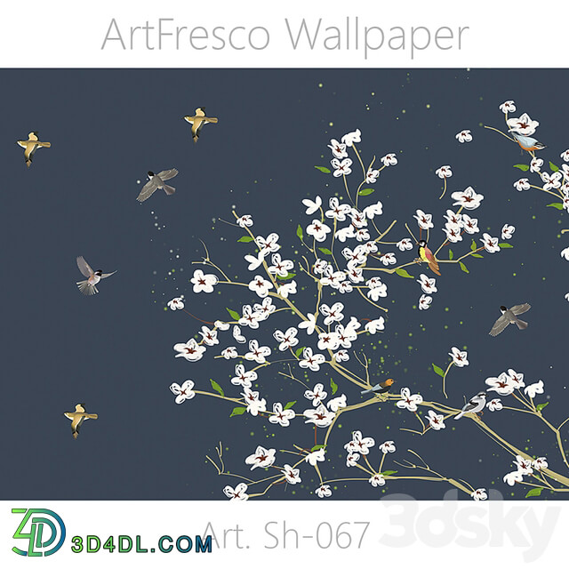 ArtFresco Wallpaper Designer seamless wallpaper Art. Sh 067OM