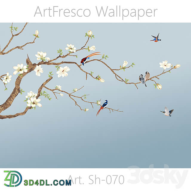 ArtFresco Wallpaper Designer seamless wallpaper Art. Sh 070OM