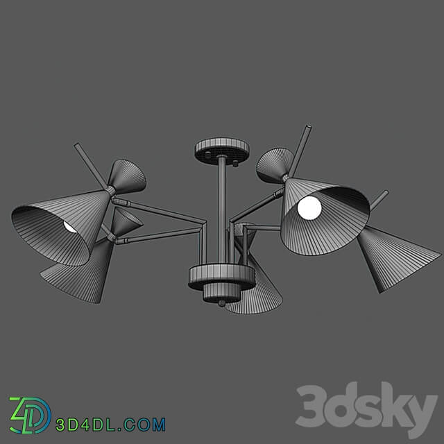 OM Ceiling chandelier in loft style Eurosvet 70114/5 Apart