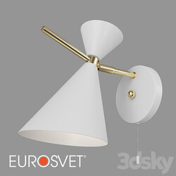 OM Wall lamp with lampshade Eurosvet 70114/1 Apart 