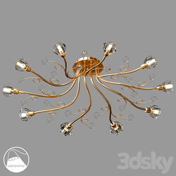 LampsShop.com L1654 Chandelier Bellflower Light 